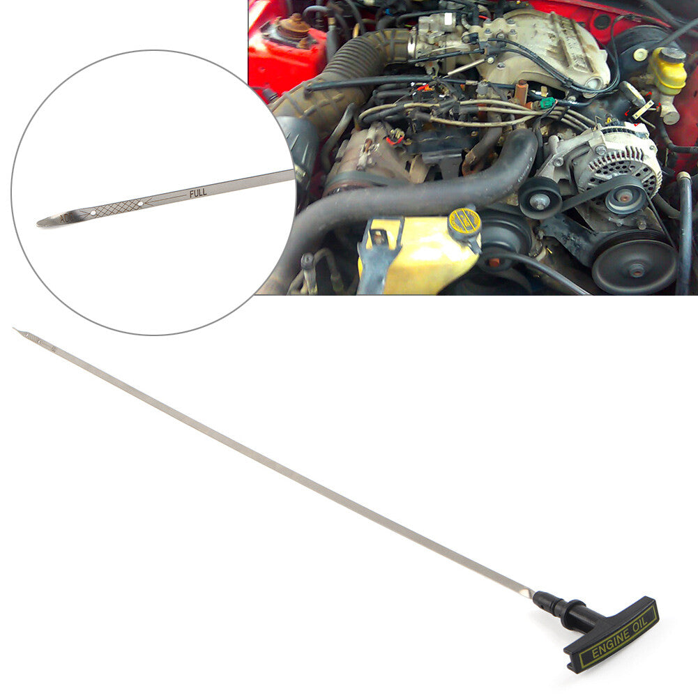 for Ford for Mustang 1996-1998 97 F6ZZ6750A 1x 3.8L Engine Oil Dipstick Metal 64.5cm