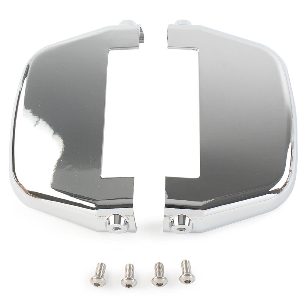 Passenger Foot Peg Floorboard Cover for Harley Road Electra Street Glide Chrome