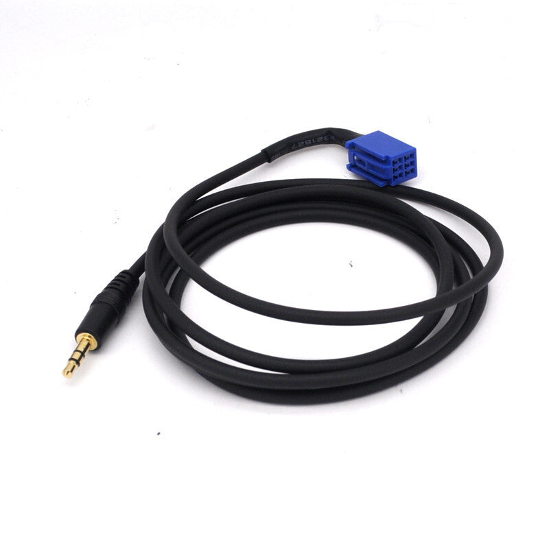 add 3.5mm aux music mp3 in input cable adaptor for Toyota for lexus Mark Levinson