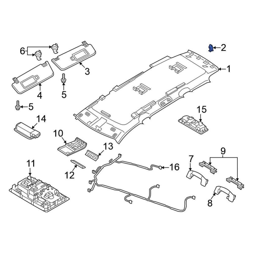 510867276A Lower Center Pillar Trim Clip for Volkswagen