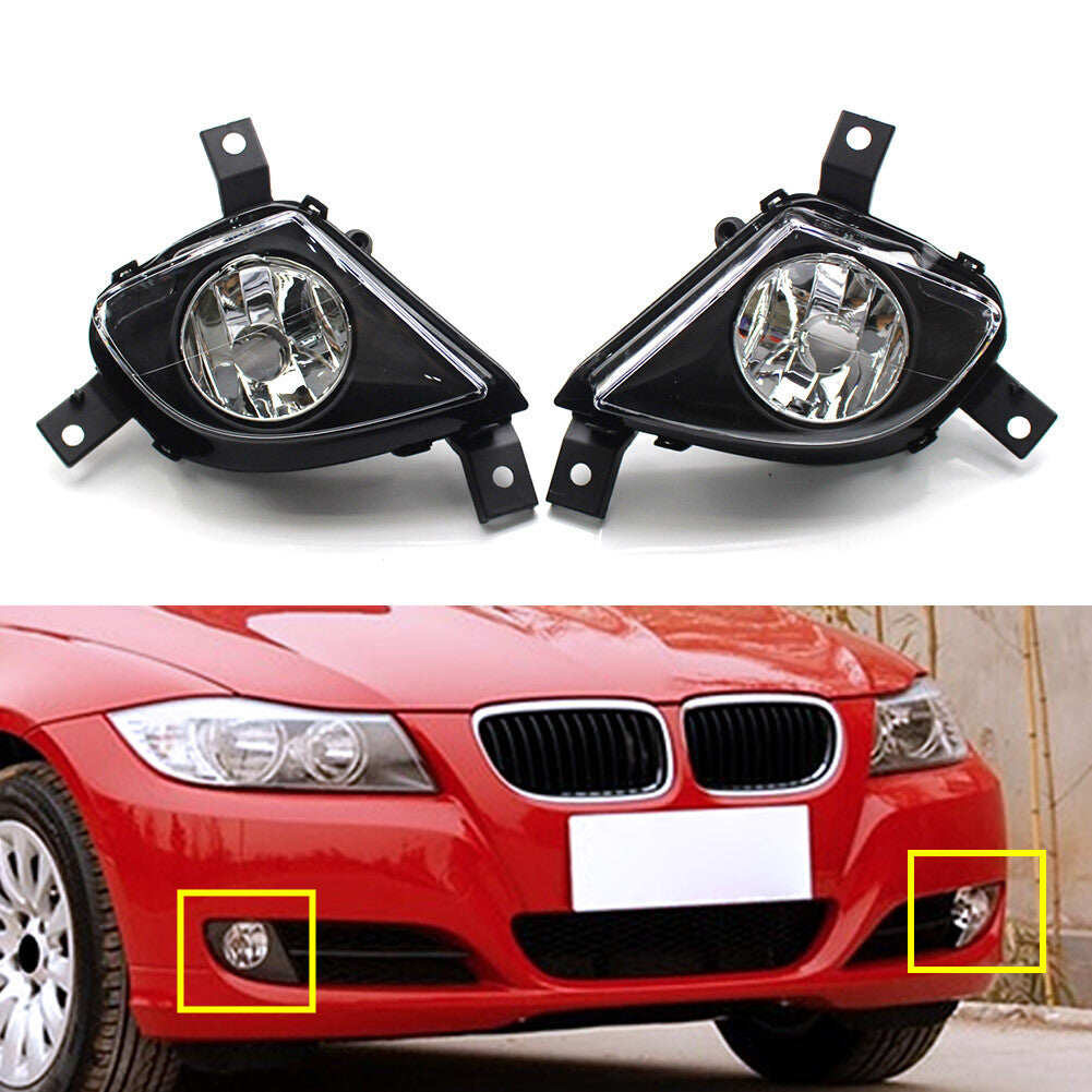 for BMW 3-Series E90 E91 2009-2011 10 Pair H8 Fog Lights Driving Lamp Cover Lens