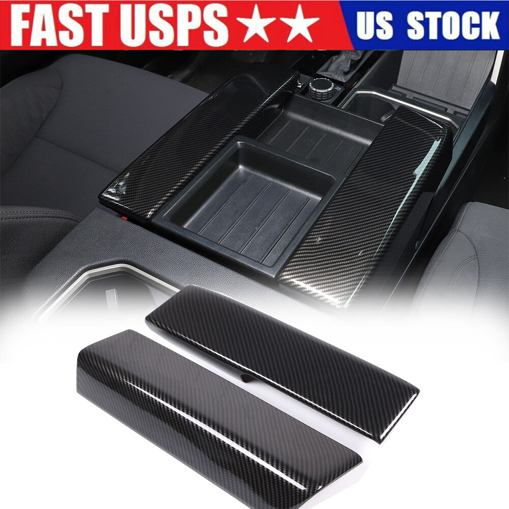 Red center console GPS navigation trim cover for Honda Pilot 2019-2022