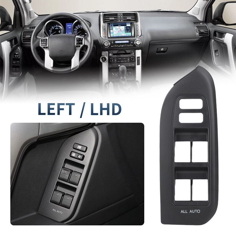 for Toyota Prado 10-20 Front Left Window Switch Bezel Door Panel Cover Master