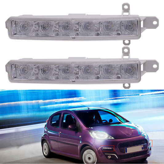 2pcs Daytime Running Light Lamp DRL Fit for Citroen Berlingo B9 2008-2020