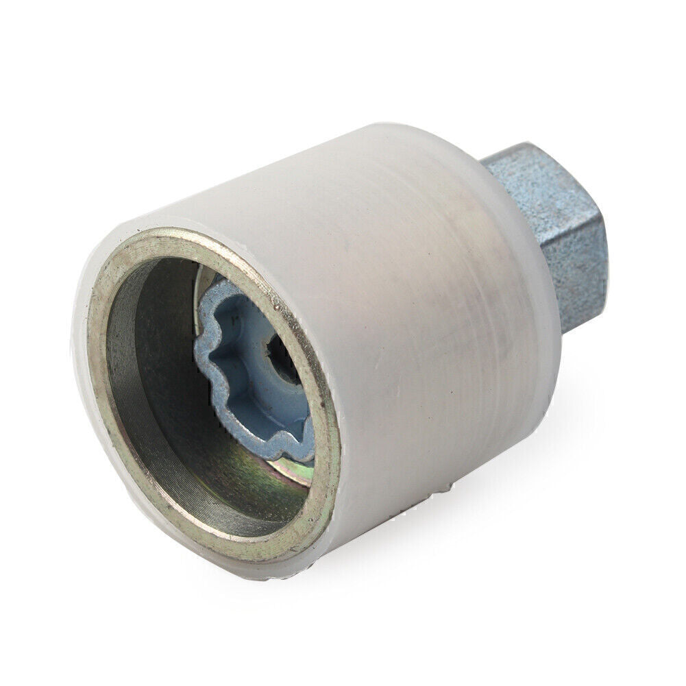 1-piece locking wheel nut key bolt with letter V for Audi chrome molybdenum steel cars