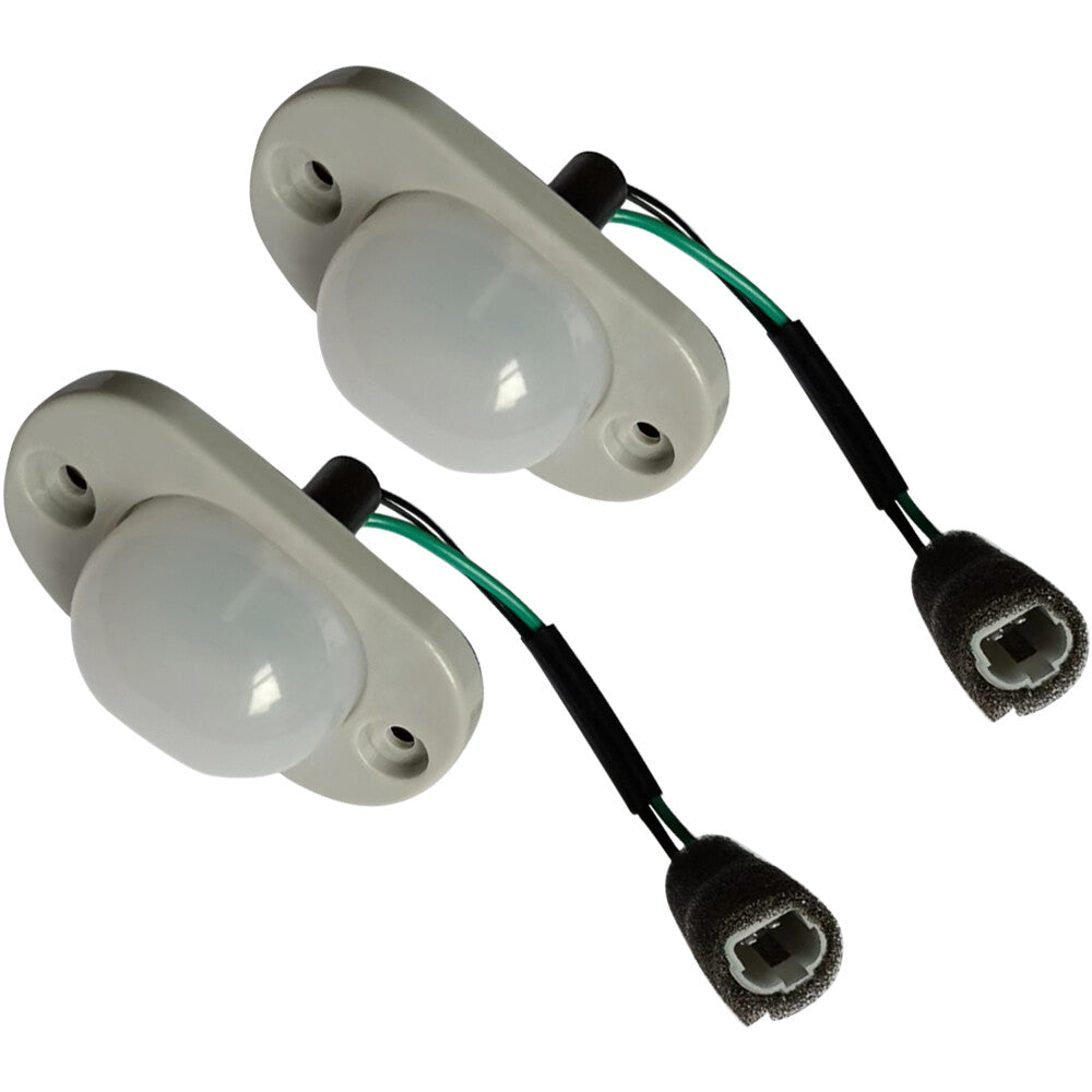 Set of 2 Rear License Plate Lights 12V for JAC H1 H-1 STAREX 00-07 TRA 01-03 New