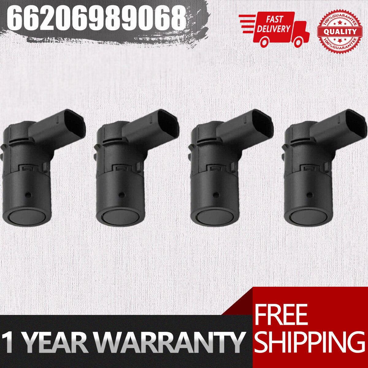 4PCS PDC Parking Sensor 66206989068 for BMW E39 520d 520i 525d 530d for Mini R50 R53