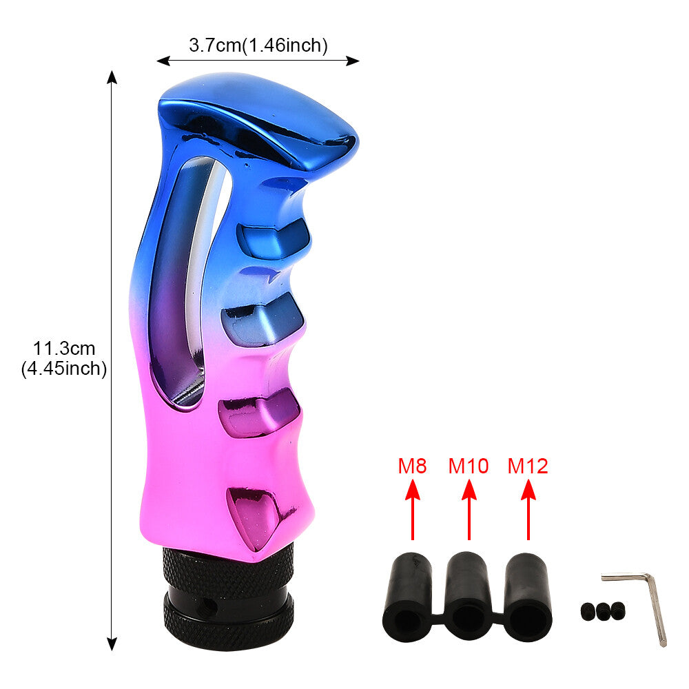 Color Knife Shape Universal Car Gear Stick Shifter Knob Gradient Shift Knob