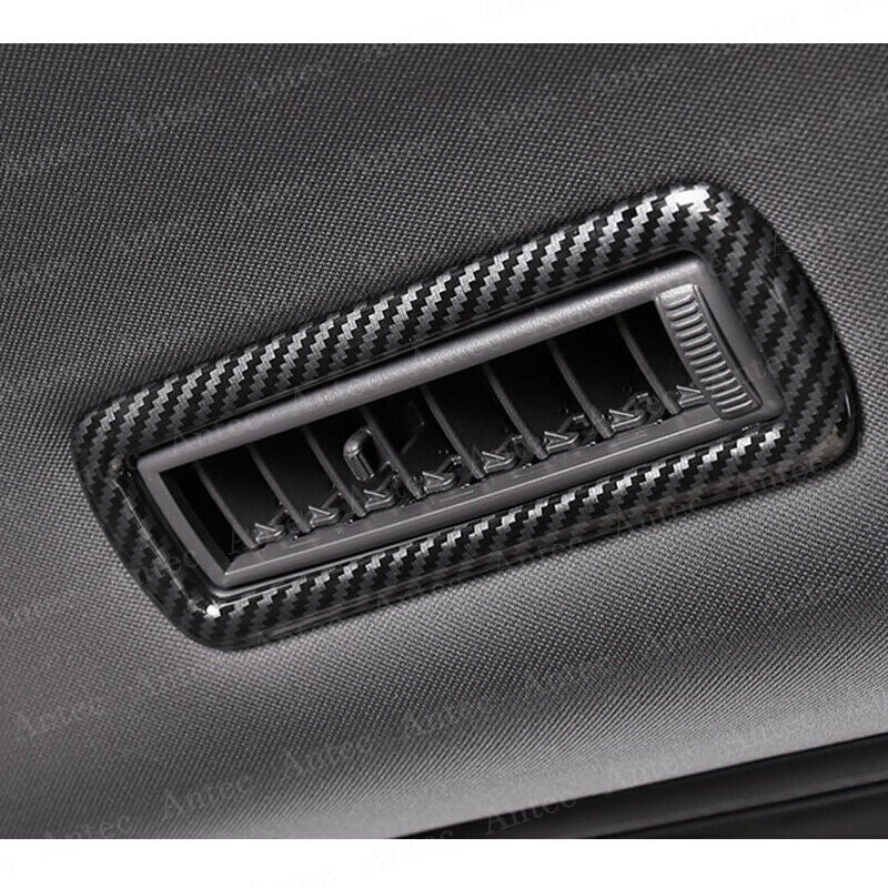 4P Carbon Rear Upper Air Outlet Vent Molding Cover Trim for Toyota for Sienna 21-24
