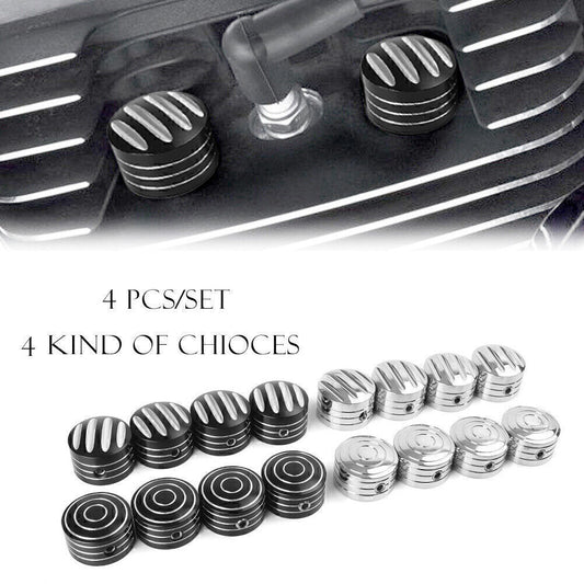 4x Bolt Decorative Cap Fit 1986+ XL 08-13 XR 85-99 Evolution 1340 1999+Twin Cam