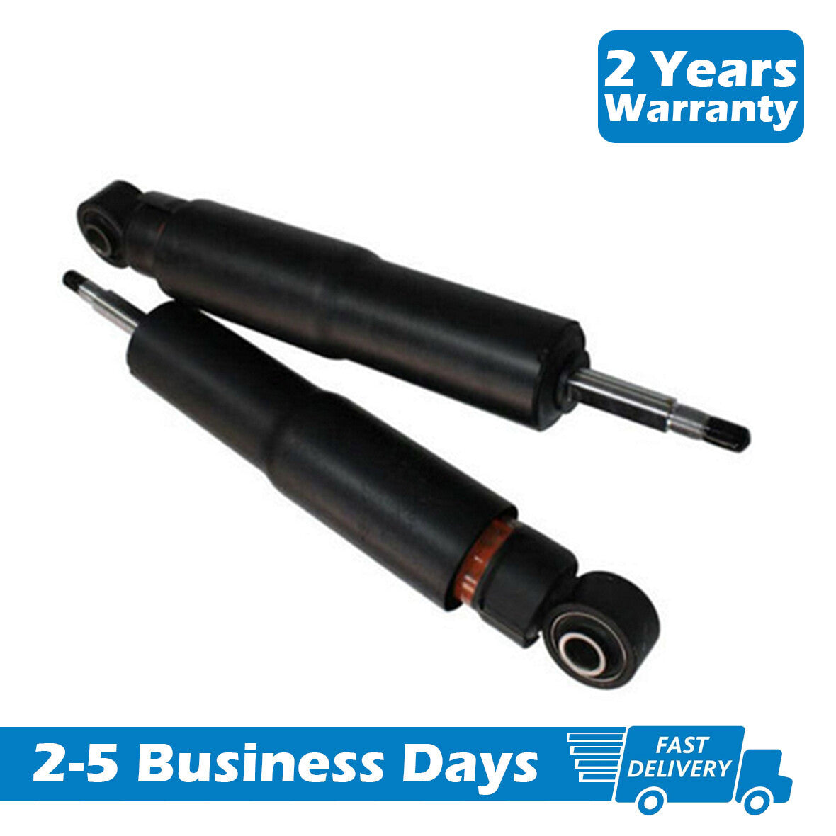A pair of rear L/R hydraulic shock absorbers suitable for Toyota for Land Cruiser J100 and for Lexus LX470.