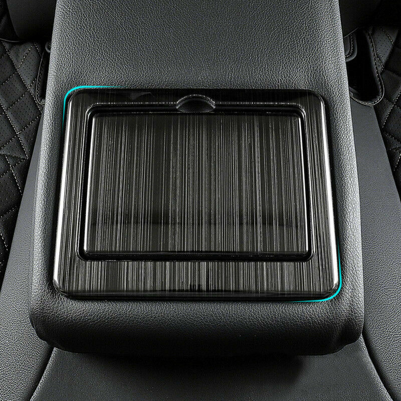 for Nissan Altima 2019-2022 Black Titanium Rear Cup Holder Lid Panel Cover Trim