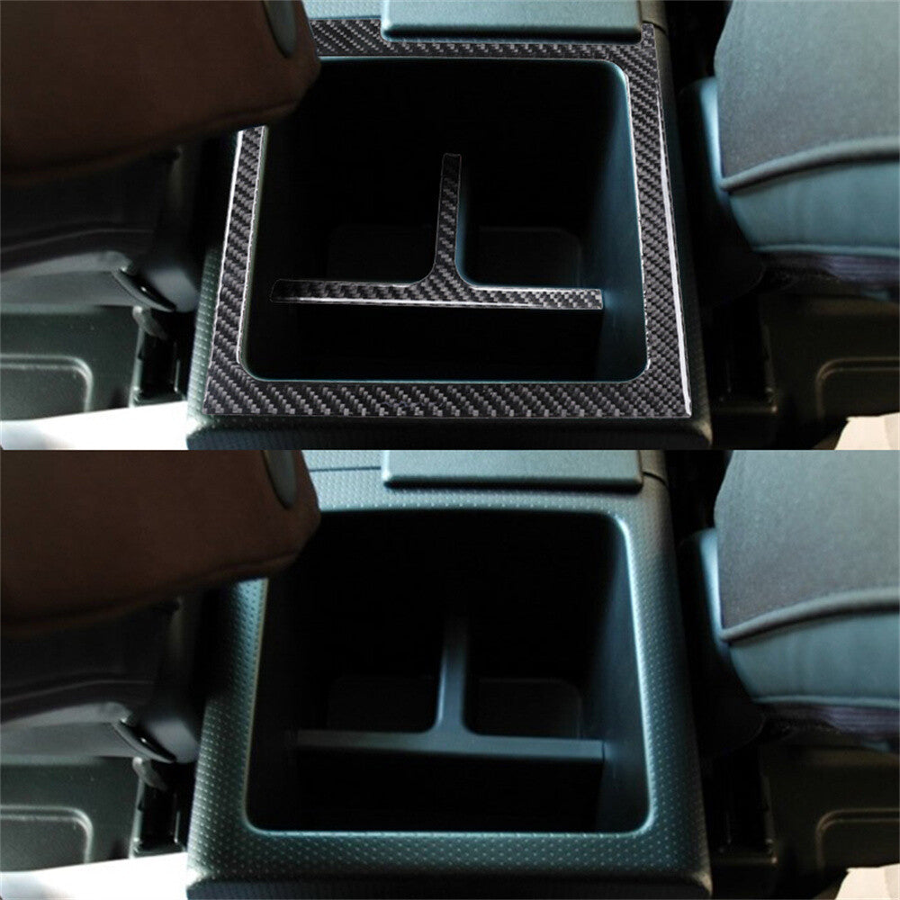 Carbon Fiber Center Console Storage Box Panel Trim For Toyot@ FJ Cruiser 2007-21