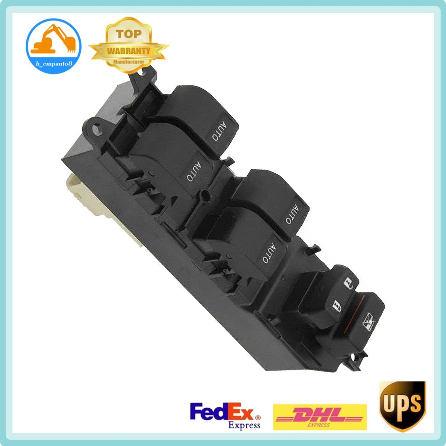 LED Power Window Switch LHD Lighted for Toyota Tundra 2007-2021 84820-0R040