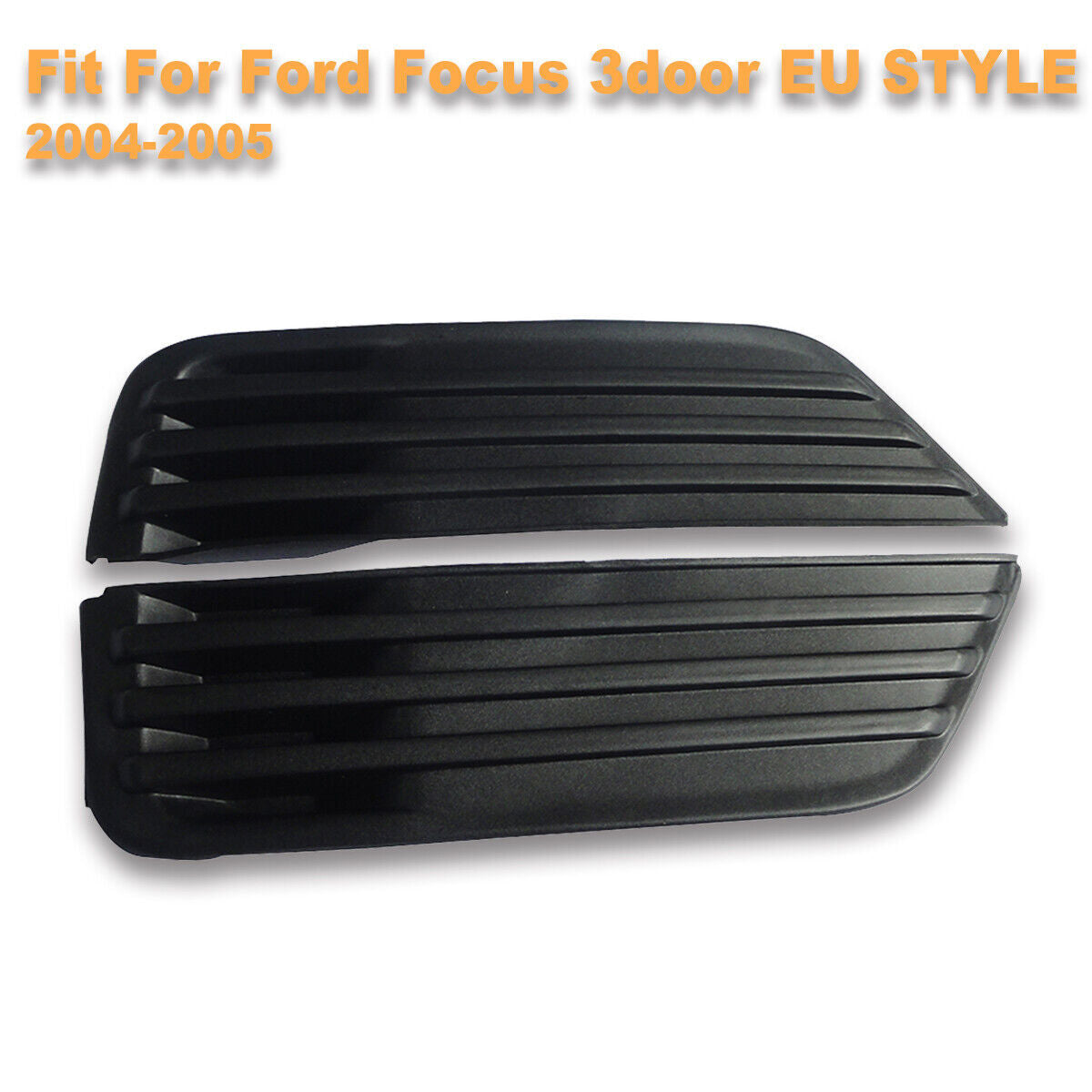 Front Left Right Fog Light Lamp Cover Grille Bezel Pair for Ford Focus 2005-2006