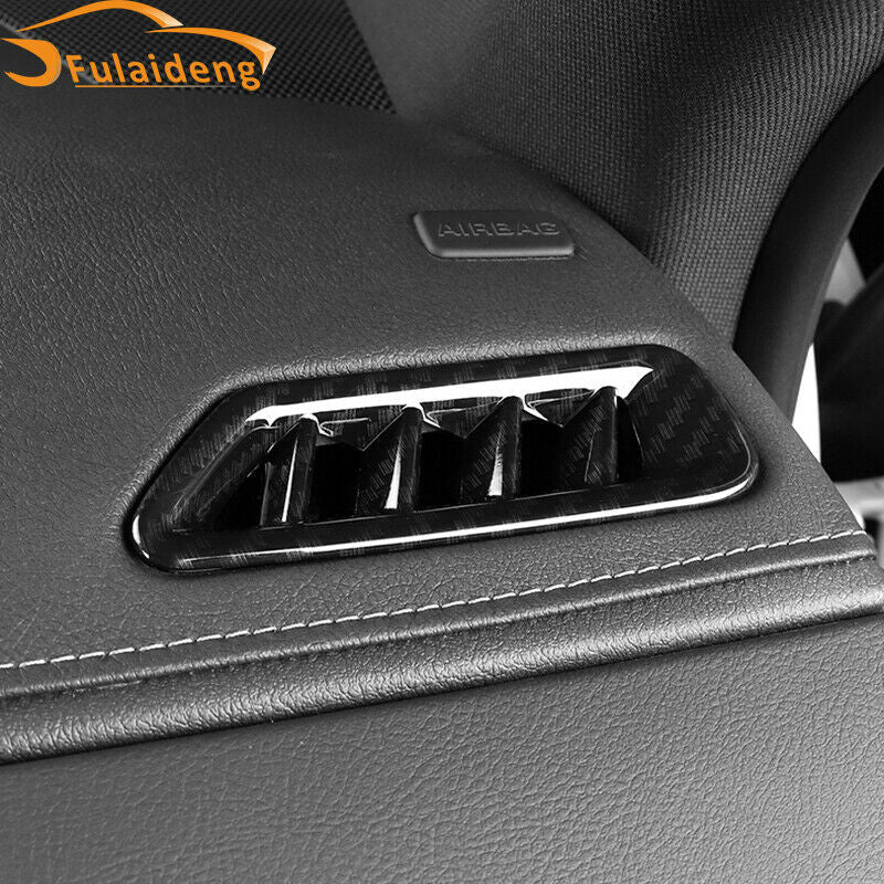 for Cadillac XT4 2018-2019 Carbon Fiber Car Interior Air Vent Outlet Frame Cover