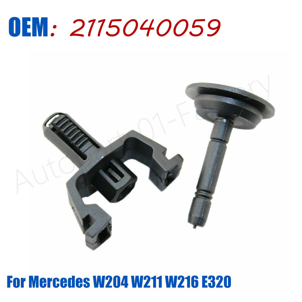 2pcs Radiator Holder Clip Mount Bracket for Mercedes-Benz W204 W211 W216 E320