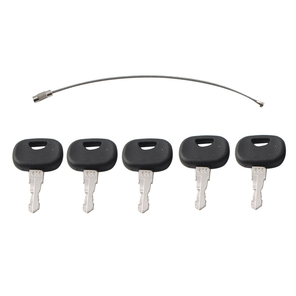Ignition Starter Key 14606 606 For  Heavy Equipment 5PCS