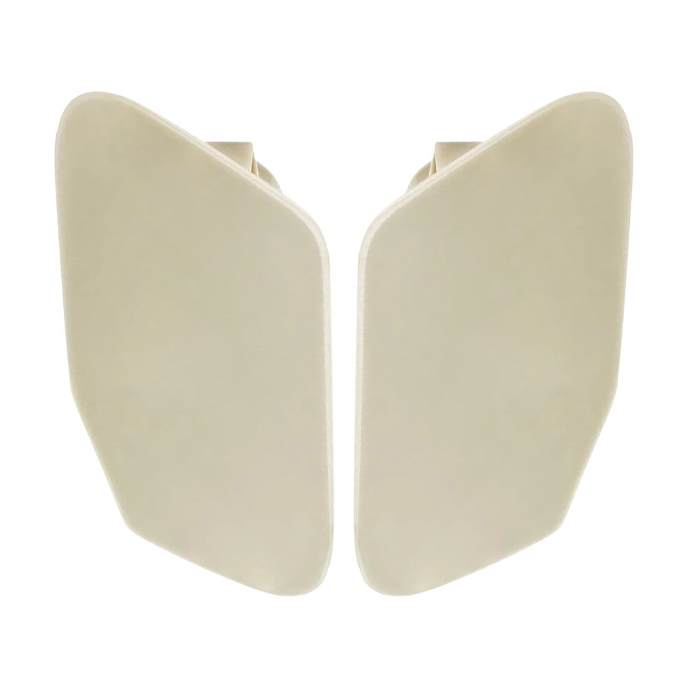 2x LH RH Headlight Washer Jet Nozzle Cover Unpainted Fits for BMW X3 2014-2016