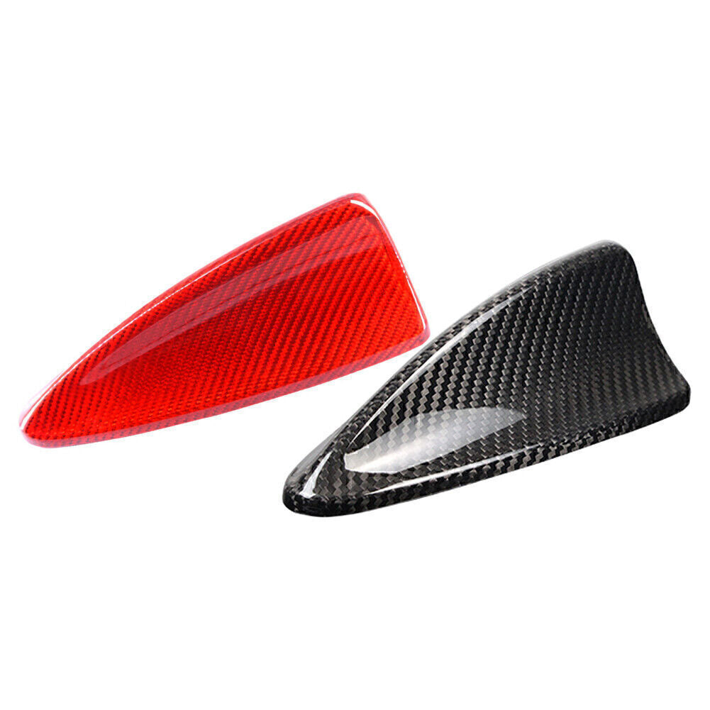 Carbon Fiber Sharp Shark Fin Antenna Aerial Cover Trim Decor Fit for BMW E60 E61