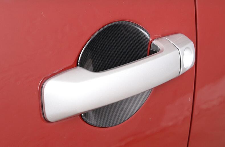for Toyota FJ Cruiser 2007-21 Carbon Fiber Exterior Outside Door Bowl Cover Trim