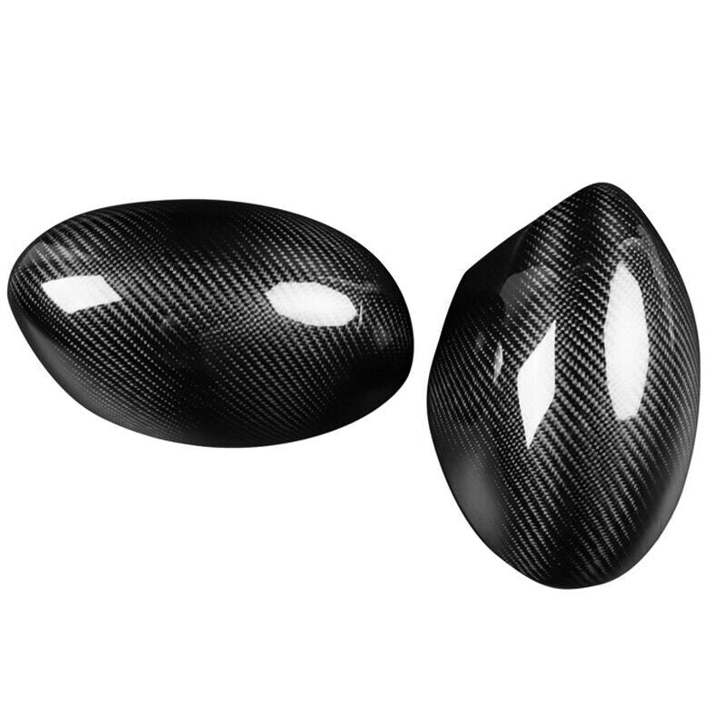 Real Carbon Fiber Car Side Mirror Cover Caps for BMW for Mini Cooper R53 2002-2006