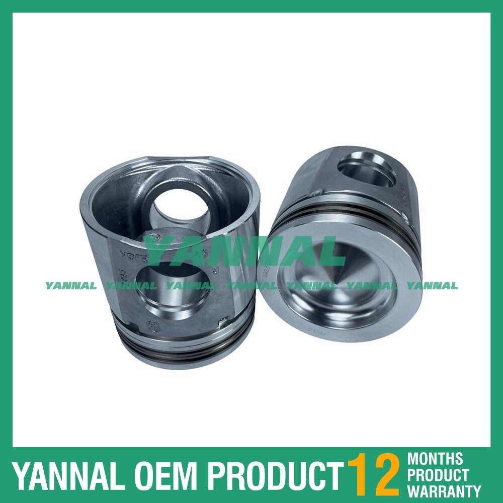 6x 6CT8.3 Piston Kit STD 115 mm 57 mm 81 mm for Diesel Engine Parts