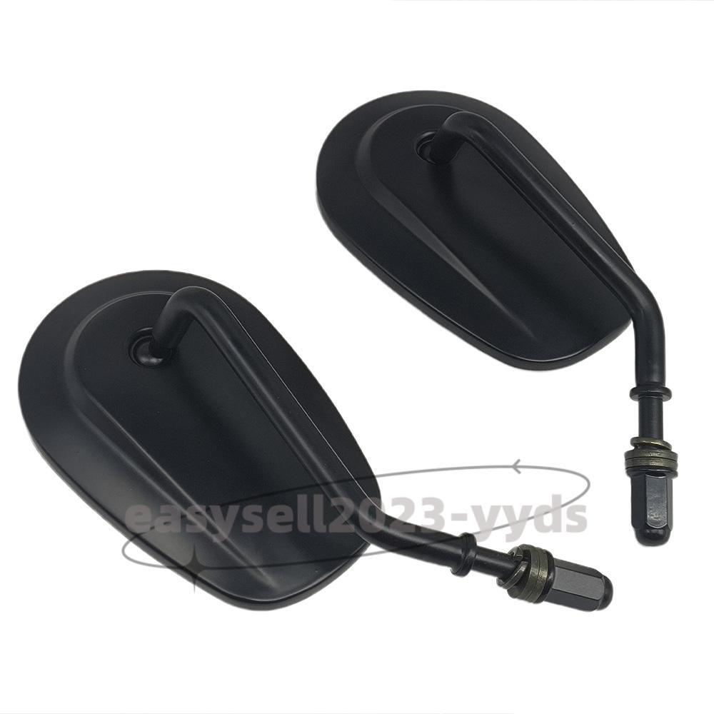 8MM Tapered Motorcycle Rearview Side Mirrors for Harley Sportster 883 XL883C