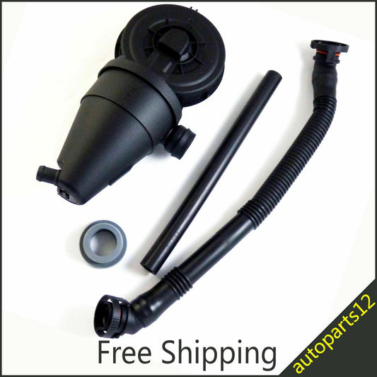 Crankcase oil separator PCV ventilation valve kit with breather hose suitable for BMW E36, E39, and Z3 - new