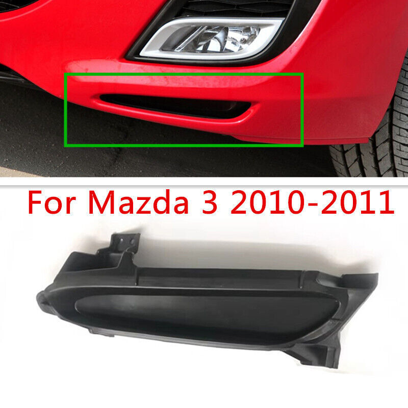 Left Side Front Bumper Lower Cover Insert Trim Grille Fit for Mazda 3 2010-2011