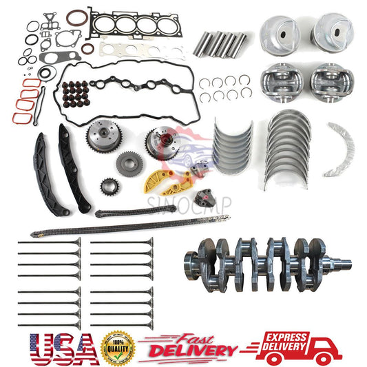 G4KH Engine Rebuild Kit Crankshaft 231112G400 Valve Kit Bearing Set for Hyundai