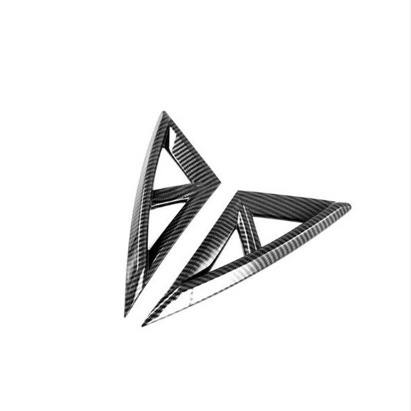 Carbon Fiber Front Fog Lamp Light Cover Trim for Hyundai for Elantra 2021 2022 2PCS