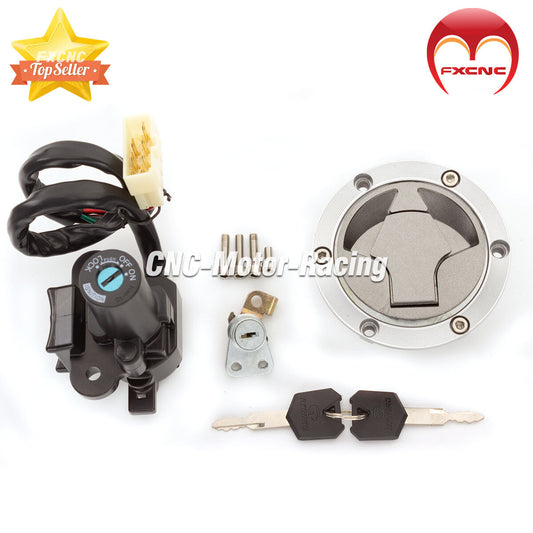 Suitable for Kawasaki 250R EX250J 2008-2012: Ignition switch, gas cap, for seat lock key.