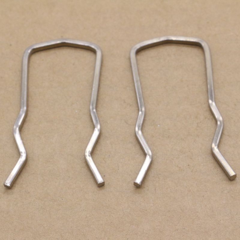 2 pieces of metal spring clips for BMW 13327789220 diesel fuel filter heater.