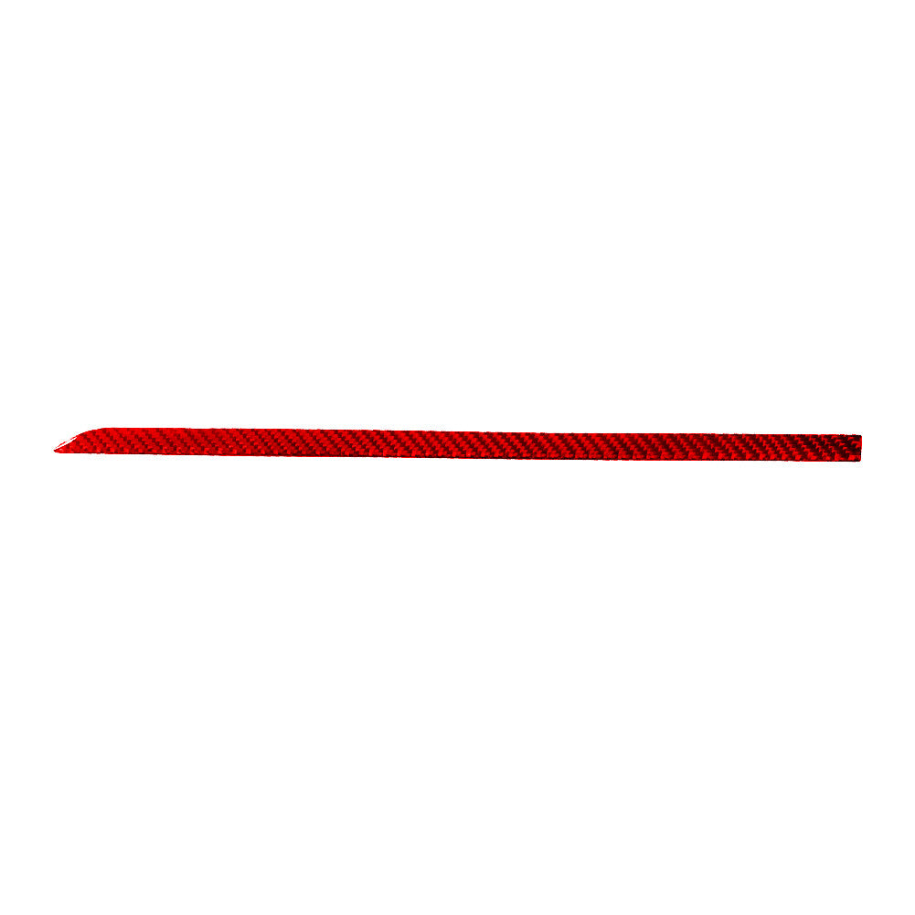 Red Carbon Fiber for Co -pilot Glove Box Cover Strip for Hyundai for Veloster JS 2019-22