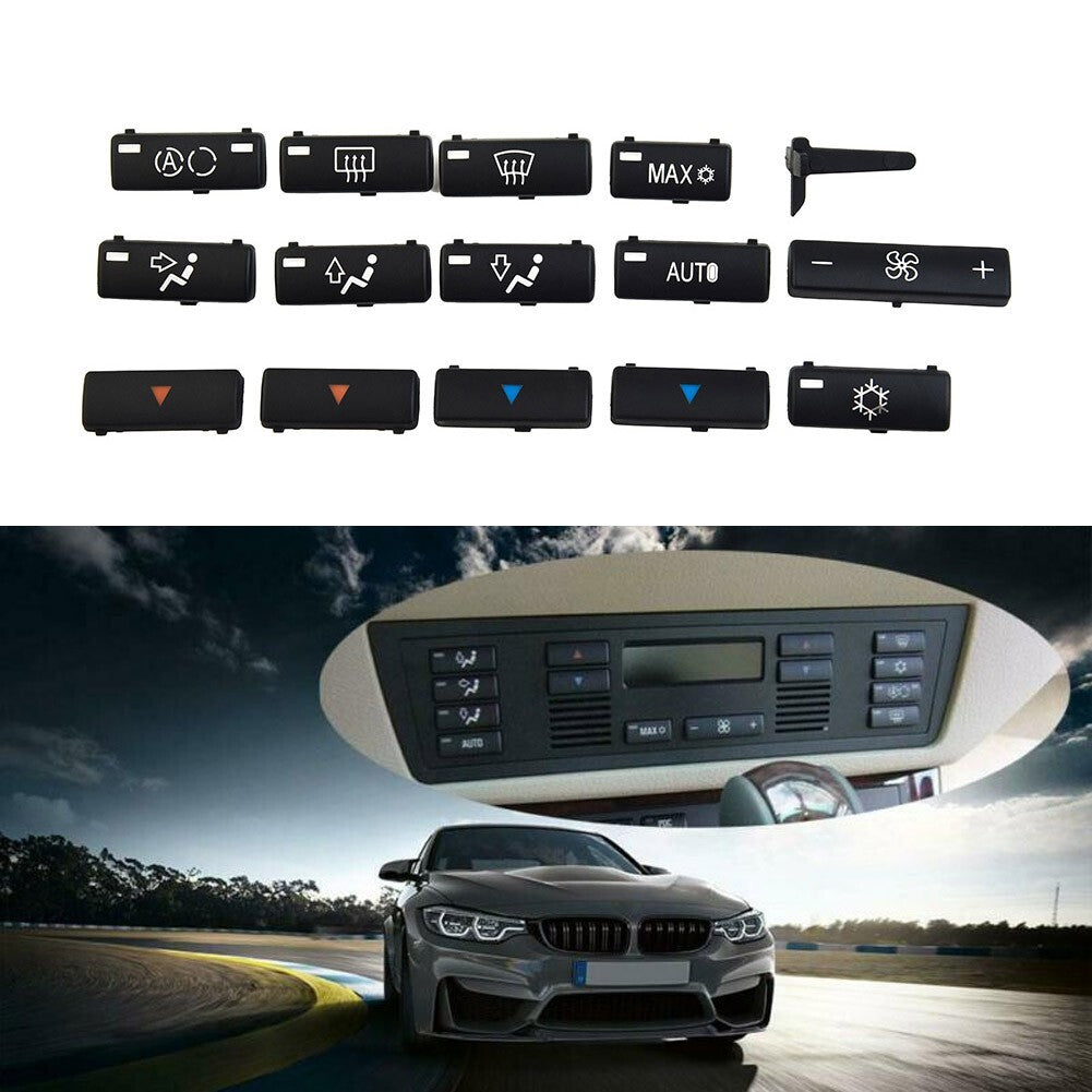 Car Climate Control Air Conditioning Button Cover For X5/E53 E39 Part