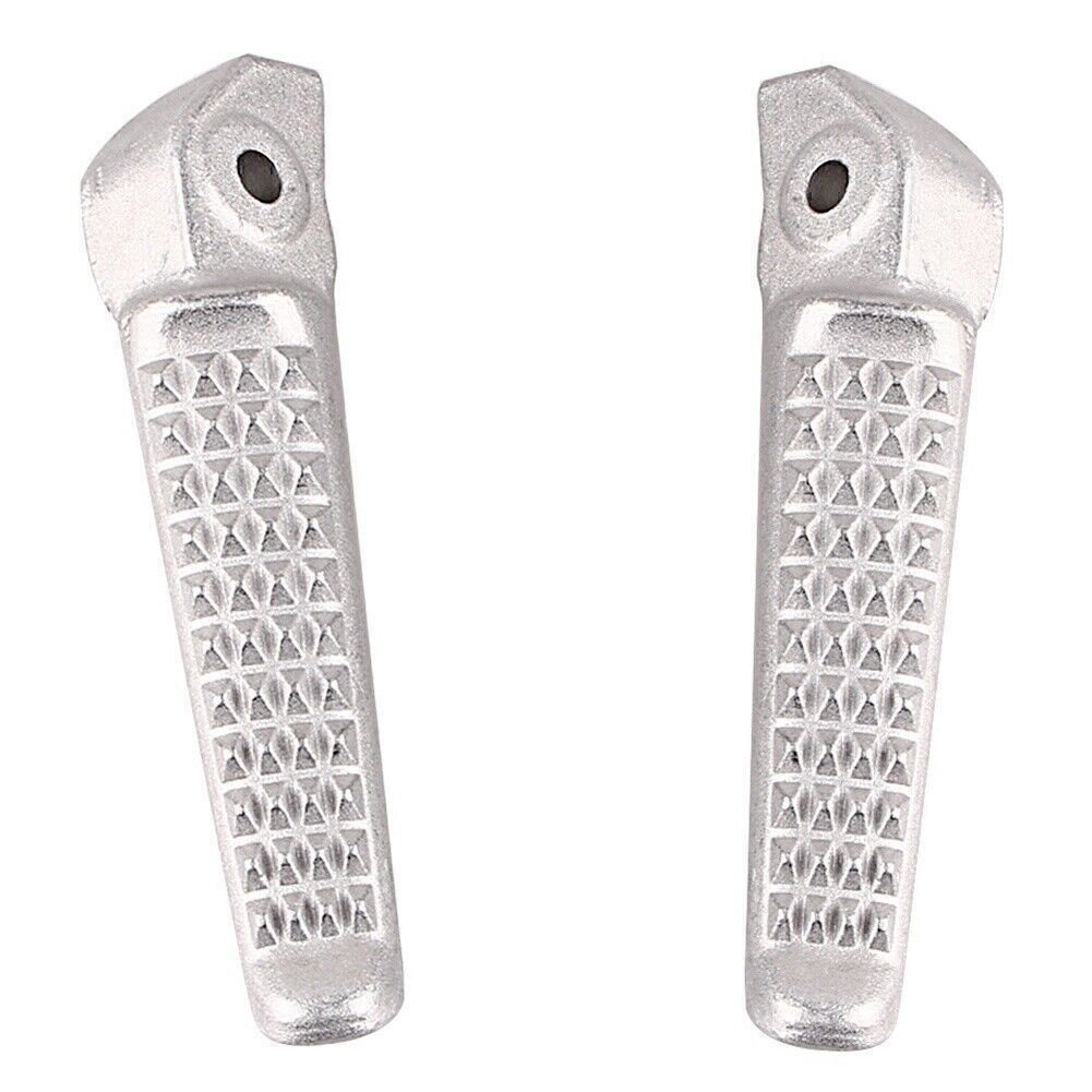 Rear Foot Pegs Footrests Set for HONDA CBR250 MC19 MC22 CBR600 1991-1998 Silver