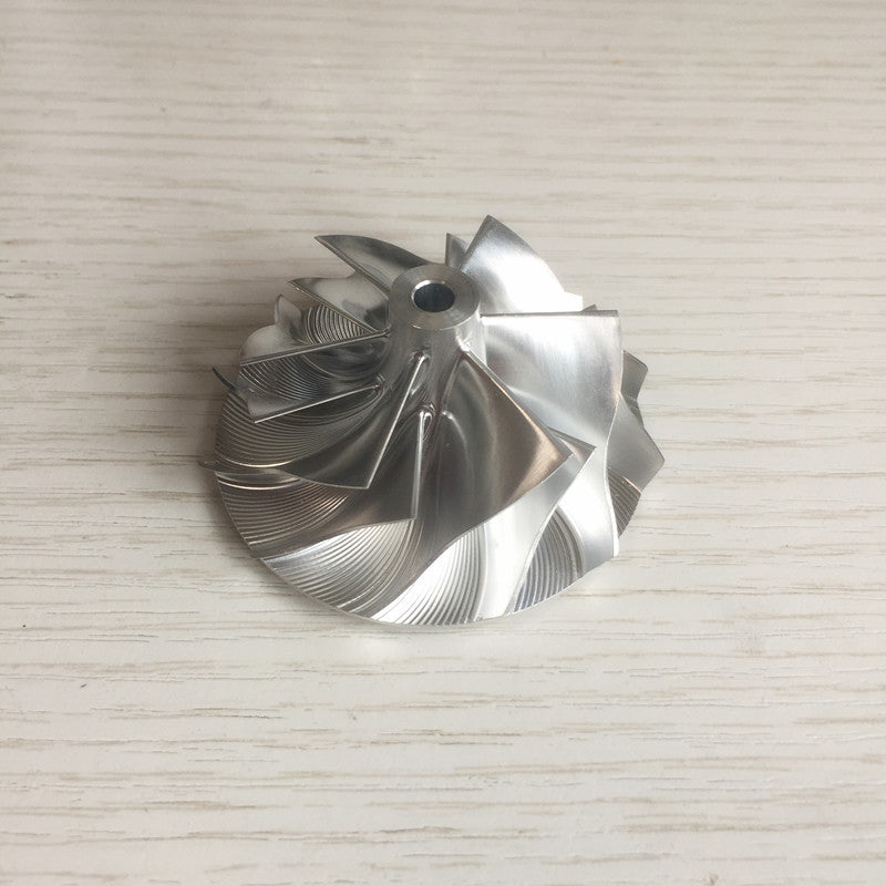 K04 reverse 45.09/56.08mm 6+6 blades aluminum 2618/billet compressor wheel