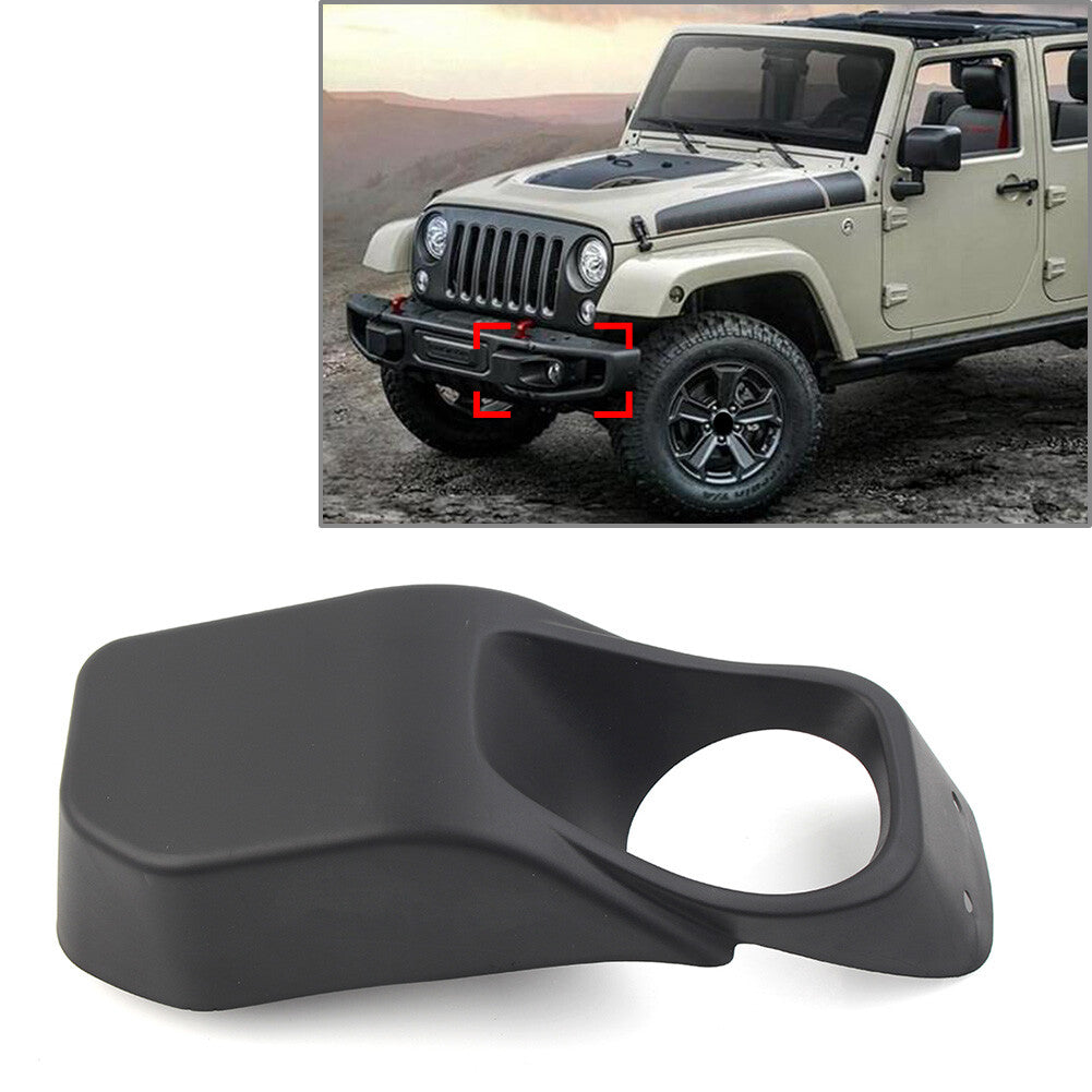 Left Side Front Bumpe Fog Light Lamp Bezels For 2013-2017 14 for Jeep for Wrangler