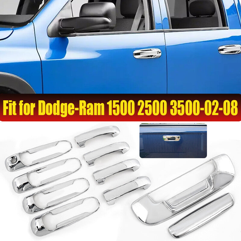 American-made chrome-plated 4-door handle + tailgate cover for 2003-2008 for Dodge for Ram 1500 2500 3500