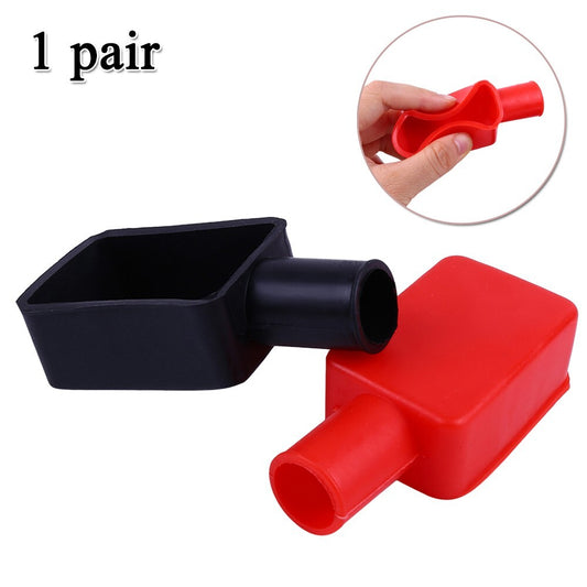 Classic automotive battery terminal cover/insulating boot alignment rubber cap