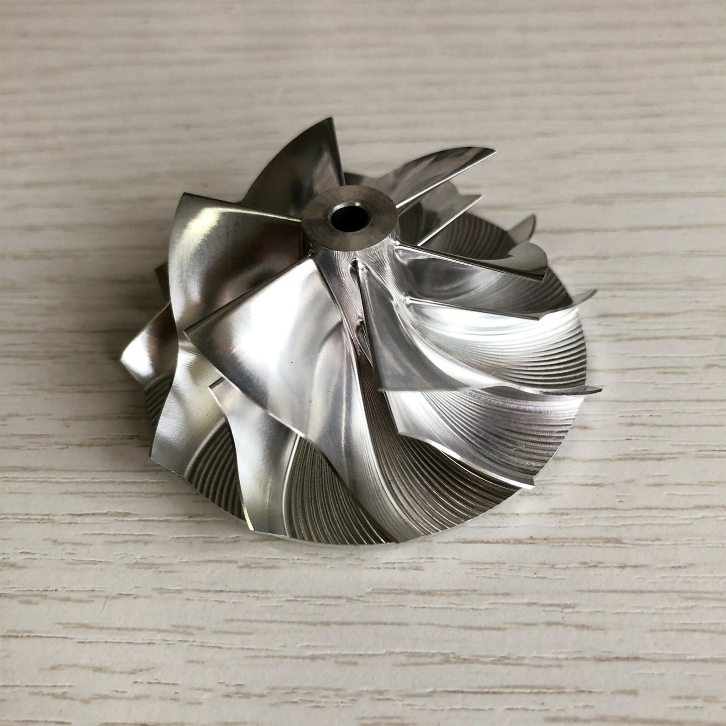 TD03 6+6 Blade 42.20/55.00 mm High-Performance Turbine Billet Compressor Wheel