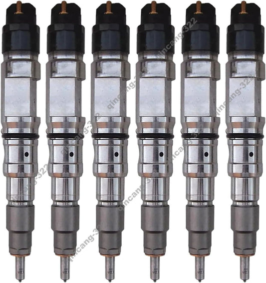 6 Fuel Injectors 0445120383 5317323 for Engine QSB6.7 QSB7