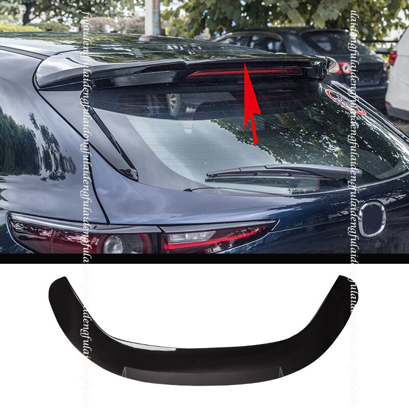 for mazda CX-30 20-2022 Glossy black Rear Trunk Spoiler Tail Wing Trunk Lip Wing