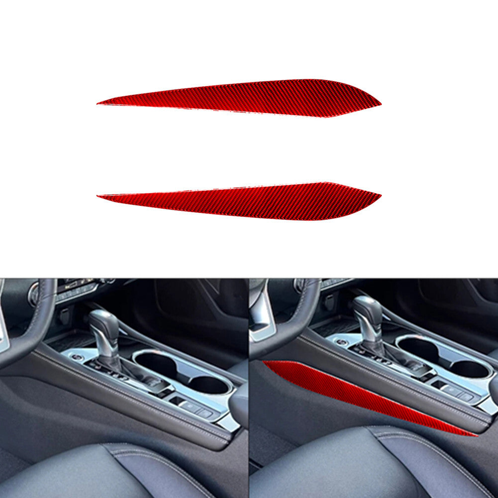 Red Carbon Fiber Interior Full Sets Cover Trim Kit for Nissan Altima 2019-2022