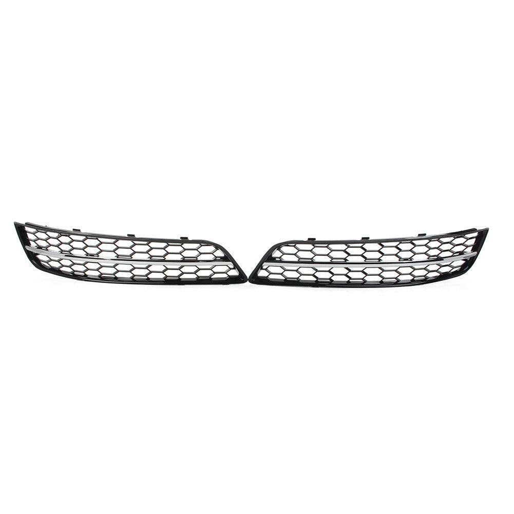 2-piece front bumper honeycomb fog light grille protector for Audi A3 8P 2009-2013