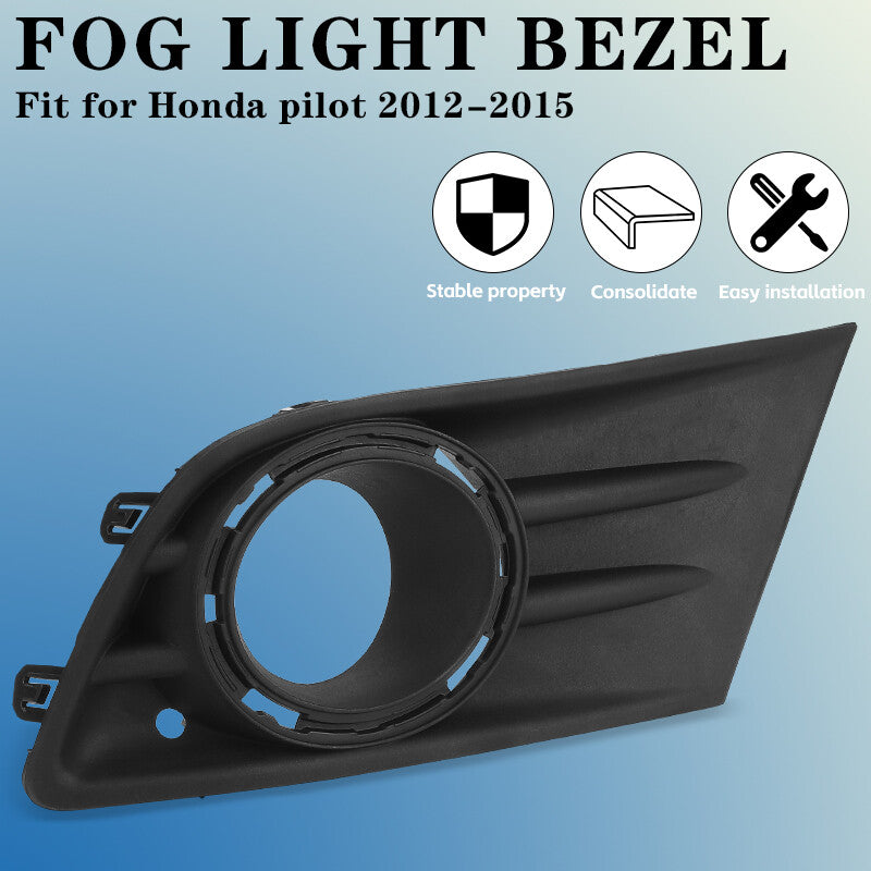 Front Bumper Foglight Cover Bezel Trim Right Passenger for Honda Pilot 2012-2015