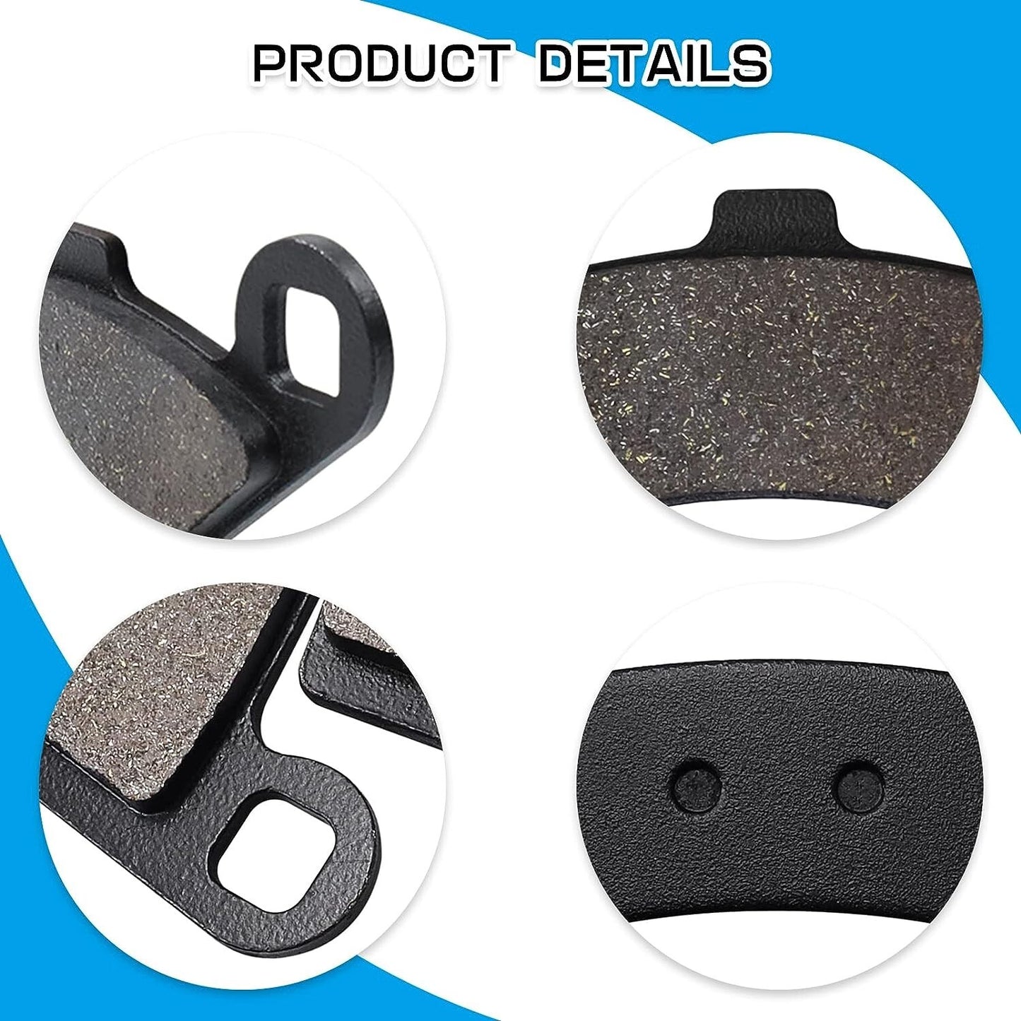 Brake Pads for Polaris RZR 570 2012-2015 RZR 800 2008-2014 RZR S 800 800S 09-14