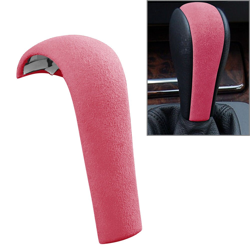 Gear Shift Knob Cover Trim Pink for BMW 3 5 Series X3 X5 E60 E61 E90 E92 E93 E83