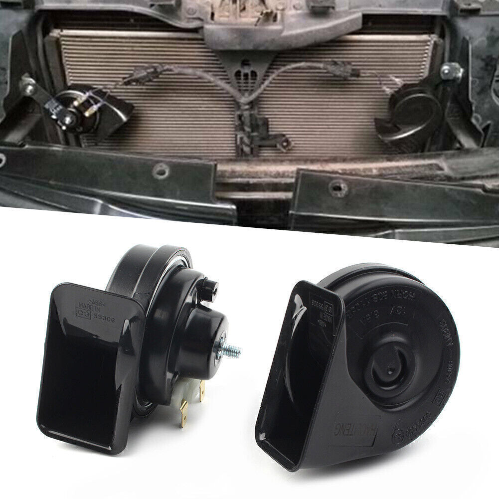 2x Snail Horn 125db Waterproof Loud Dual Pitch Universal for Honda for Ford for BMW Car